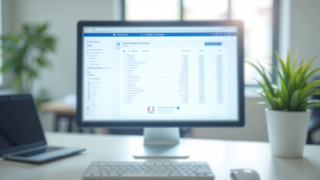 Cost accounting software interface displayed on desktop computer with financial dashboard