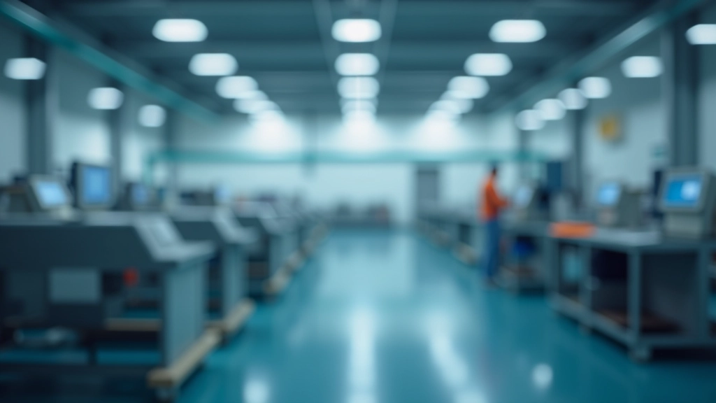 Energy efficient manufacturing facility with LED lighting systems and modern power management infrastructure